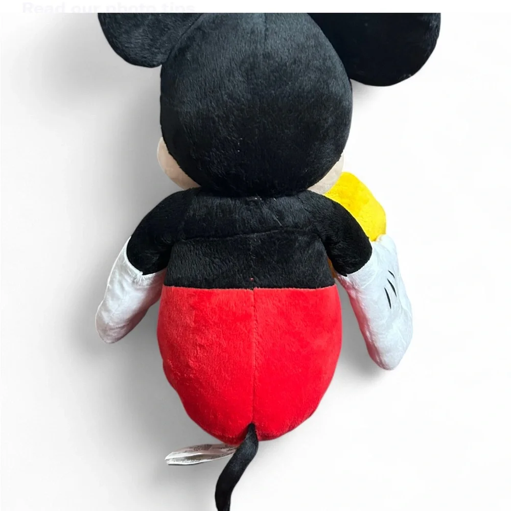 DISNEY Mickey Mouse Plush Toy - Black, Red, Yellow 18” 2+ NWT